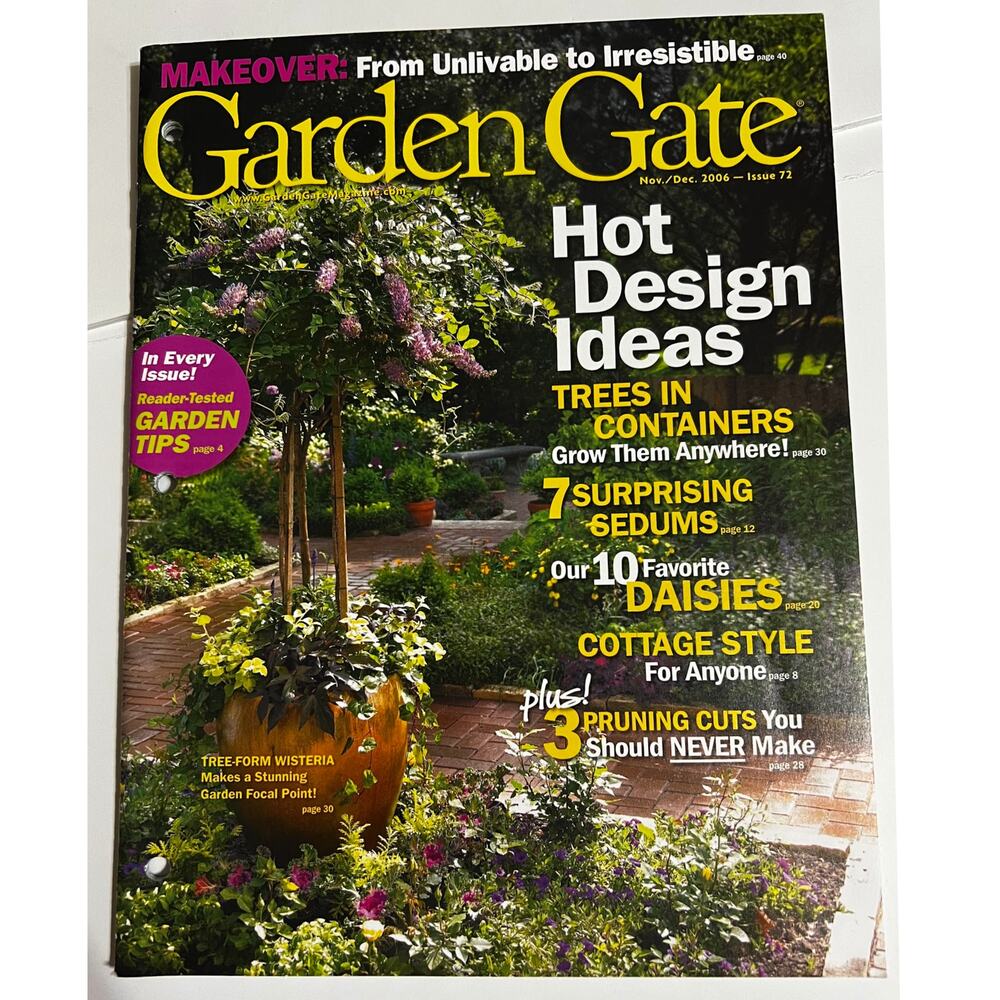 Garden Gate Gardening Back Issues November/December 2006 Issue 72
